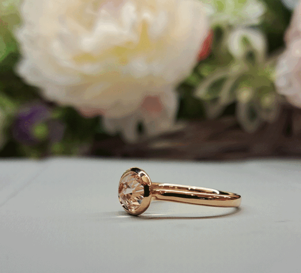 k18PGピンクトルマリンリング