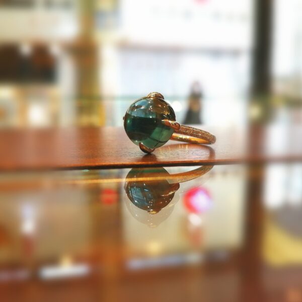 k18wgブルートパーズリング