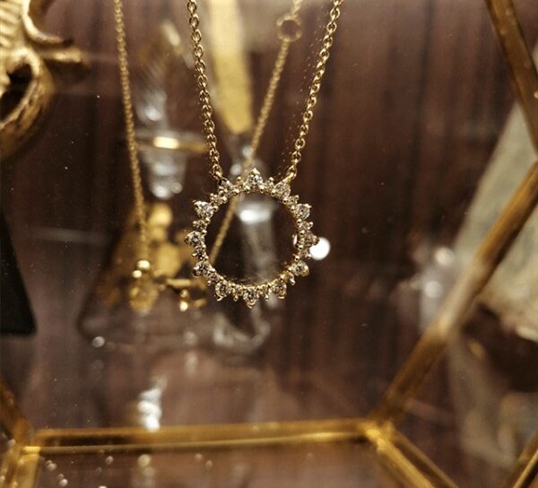 K18ダイヤペンダント