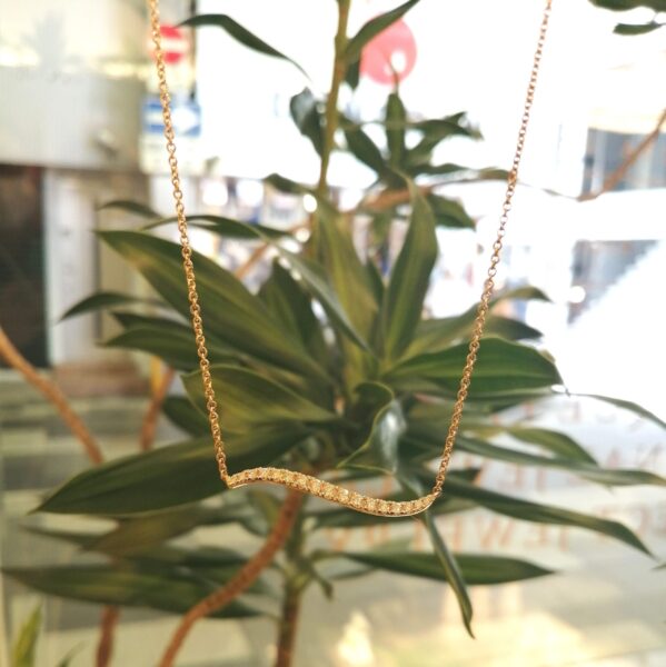 K18ダイヤペンダント