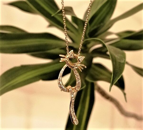 K18ダイヤペンダント