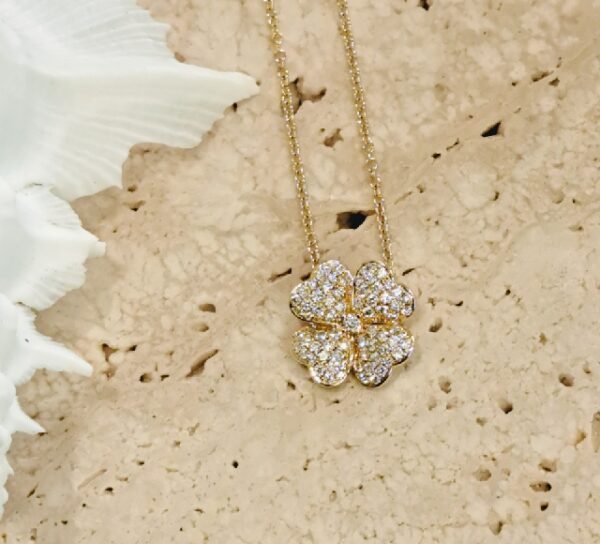 K18ダイヤペンダント