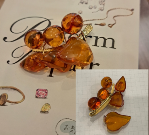 ブローチの修理