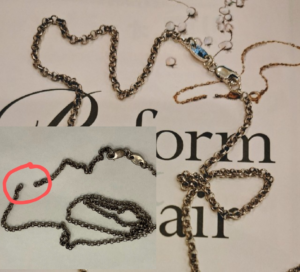 ネックレス修理