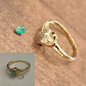 ダイヤに付け替え