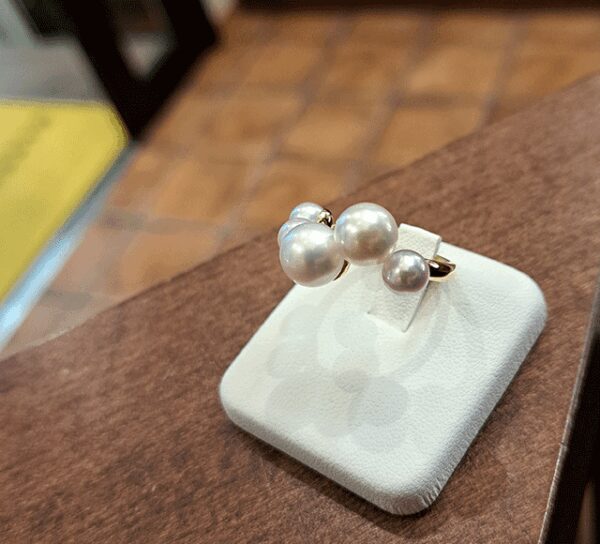 K18アコヤパールリング
