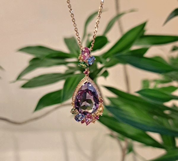 K18アメジストペンダント