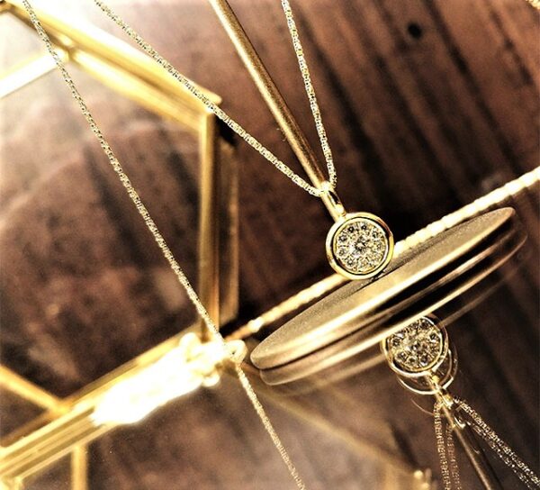 K18ダイヤモンドネックレス