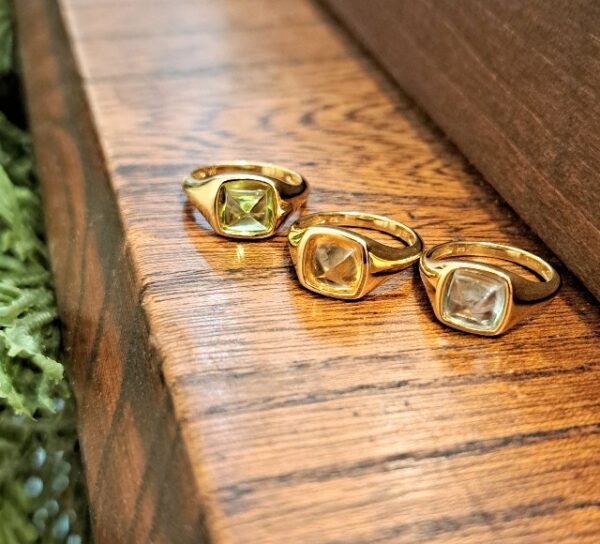 K18ダイヤピンキーリング