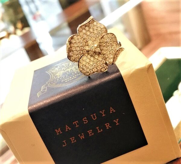 K18ダイヤモンドリング（WG）