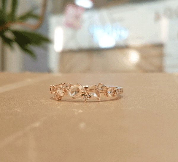 K18ダイヤモンドリング