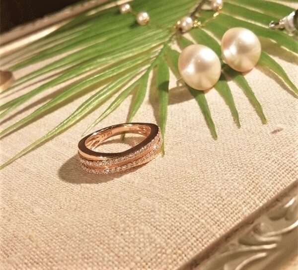 K18ダイヤモンドリング