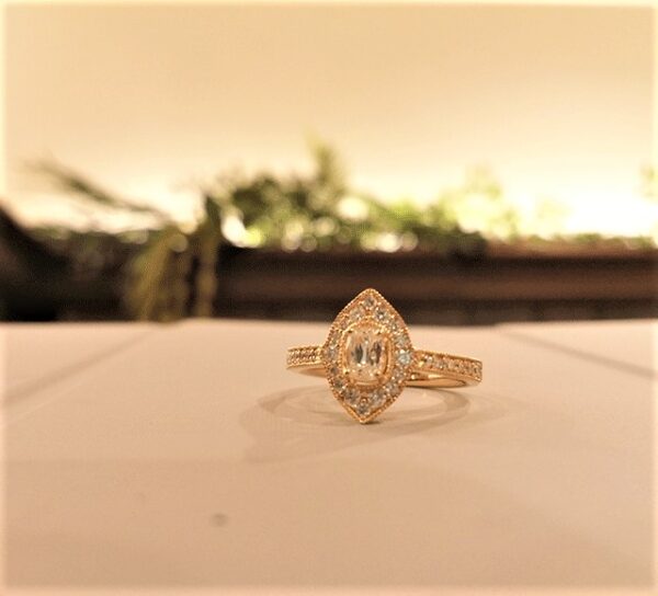 K18ダイヤモンドリング