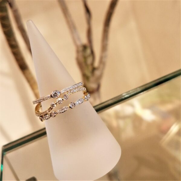 K18ダイヤモンドリング