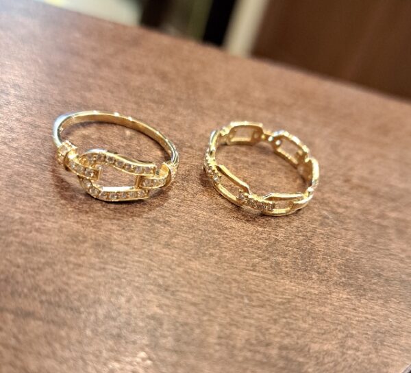 K18ダイヤモンドリング