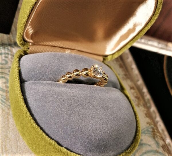 K18ダイヤモンドリング