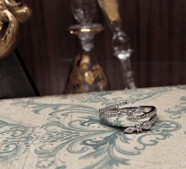 K18ダイヤモンドリング