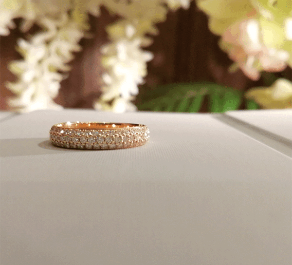 K18ダイヤモンドリング