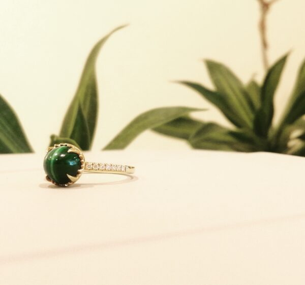 K18マラカイトリング