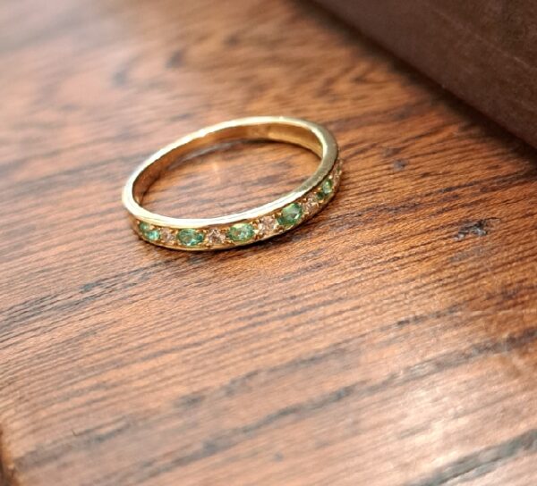 K18パライバトルマリンリング