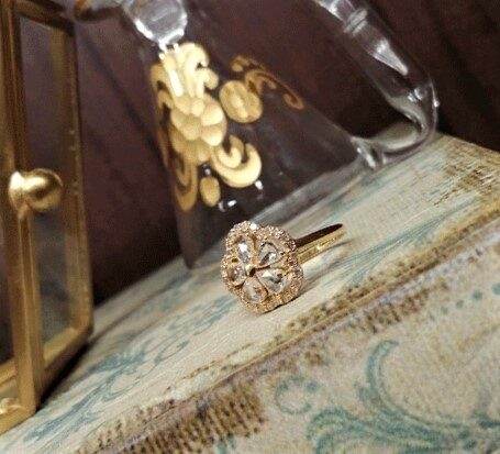 K18ローズカットダイヤモンド