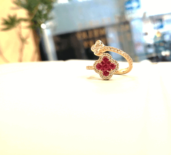 K18ルビーリング