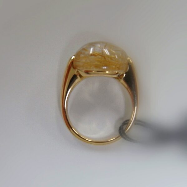 k18ルチルクォーツリング