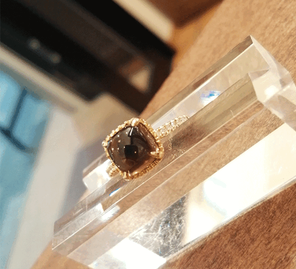 K18スモーキークオーツ