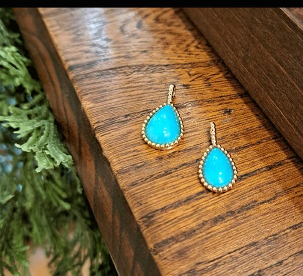 K18ターコイズペンダントトップ