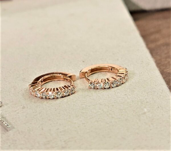 K18PGダイヤピアス