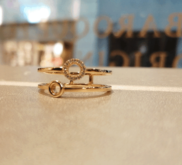 K18PGダイヤリング