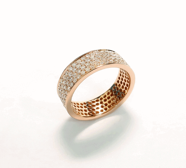 K18PGダイヤリング