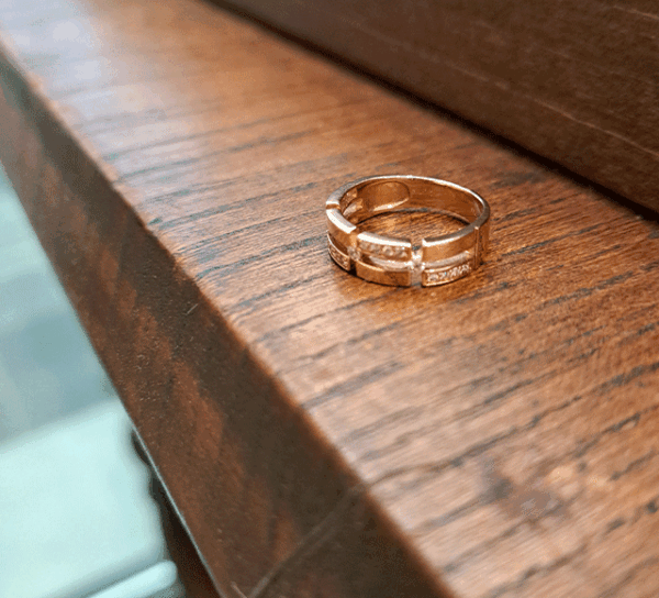 K18PGダイヤリング