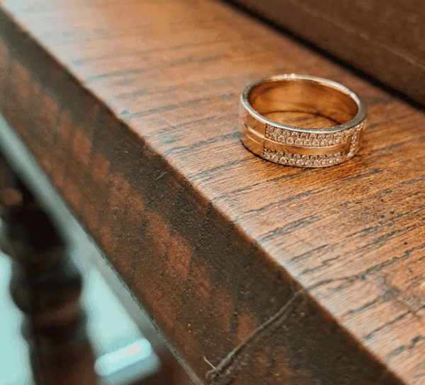 K18PGダイヤリング