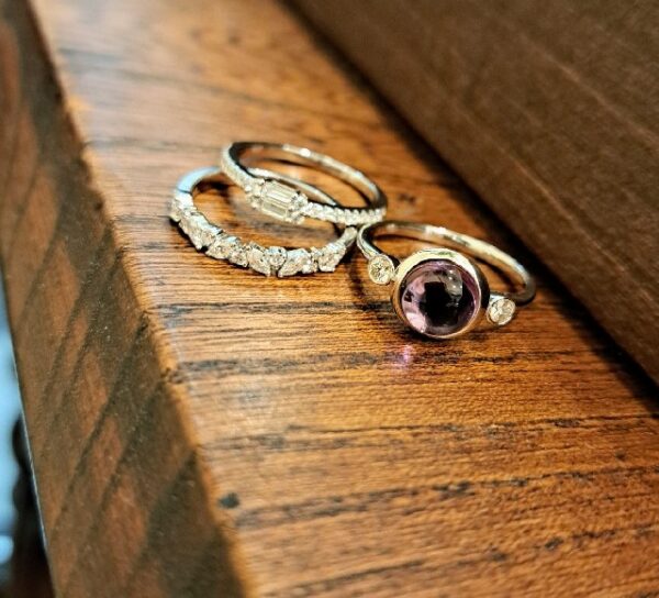 K18wgアメジスト/ダイヤリング