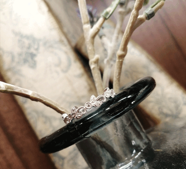 K18WGダイヤモンドリング