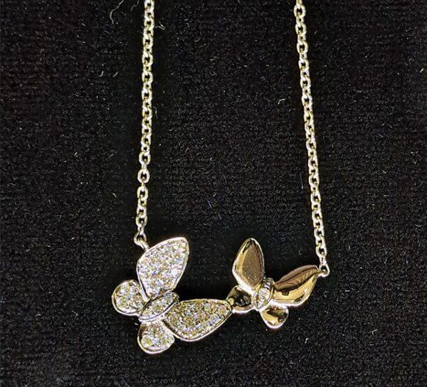 K18WGネックレス