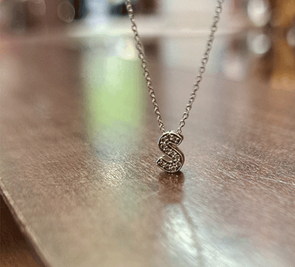 K18WGペンダント