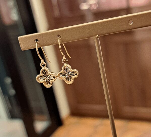 K18WG/YGピアス