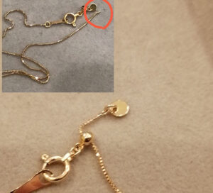 ネックレスチェーン修理