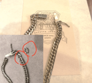 ネックレスの修理