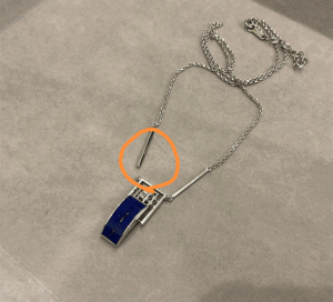 ペンダントの修理