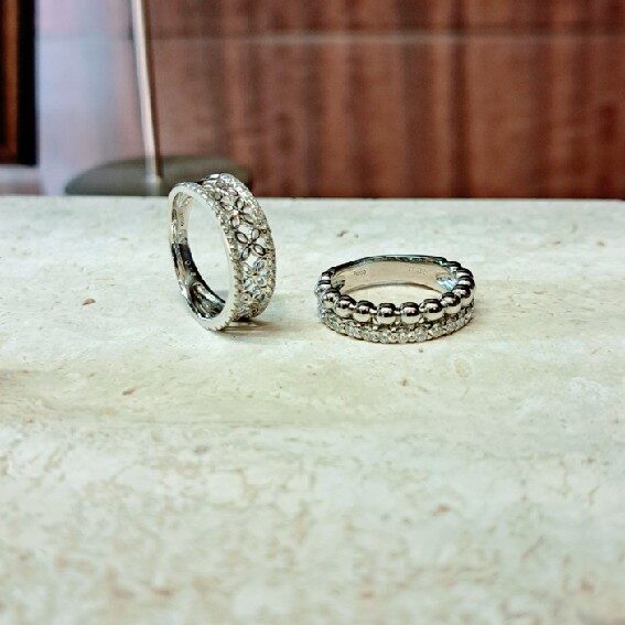 ptダイヤピンキーリング