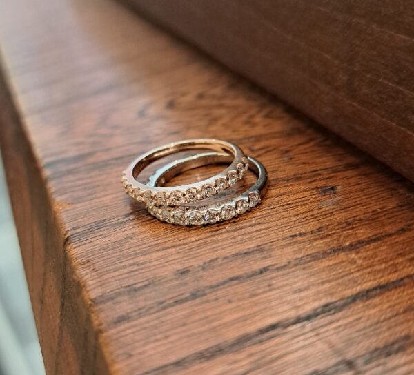 PT/K18PGハーフエタニティリング