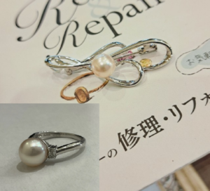 ブローチに加工