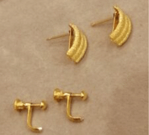 イヤリングからピアスへのリフォーム