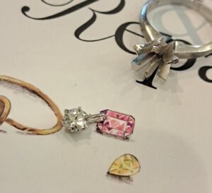 プラチナペンダントトップにリメイク