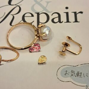 リングに付け替え