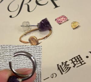 ピアスにリメイク