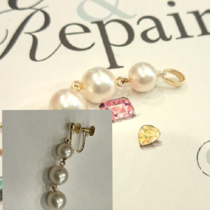 ペンダントトップへリメイク